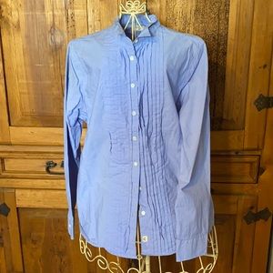 Land’s End Canvas Baby Blue Tuxedo Shirt.